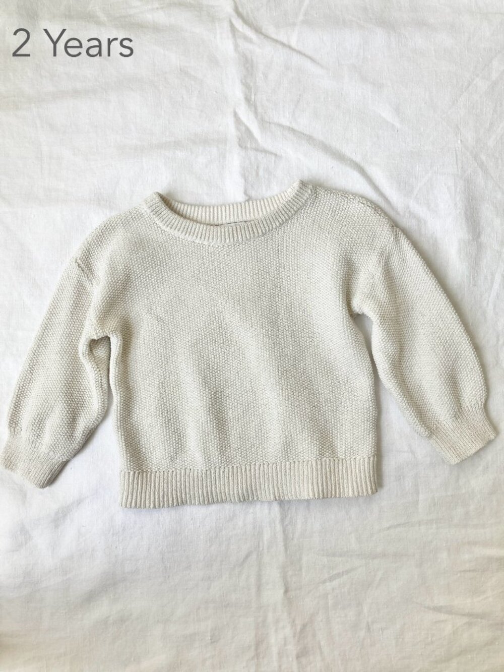 🪴5/$30 GAP 2 Years Toddler Sparkle Cream Knit Sweater Fall Neutral